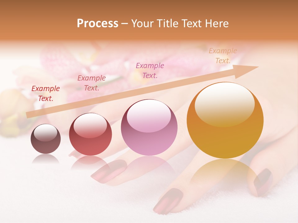 Fingernail Isolated Nail PowerPoint Template