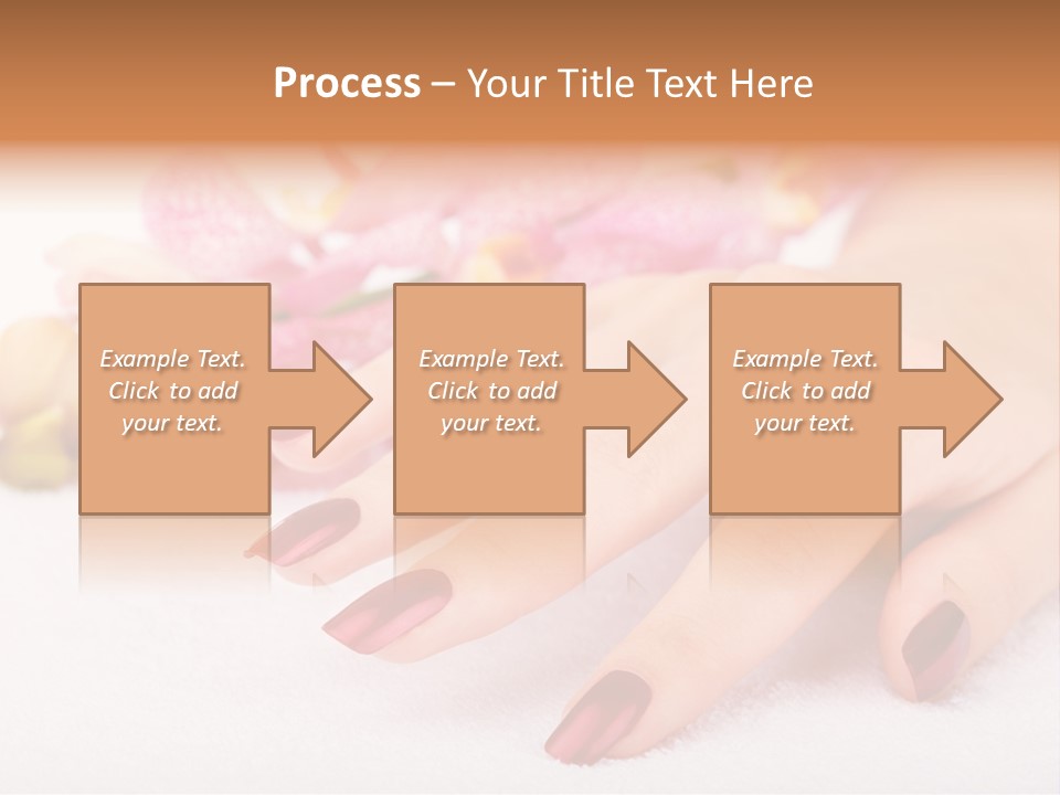 Fingernail Isolated Nail PowerPoint Template