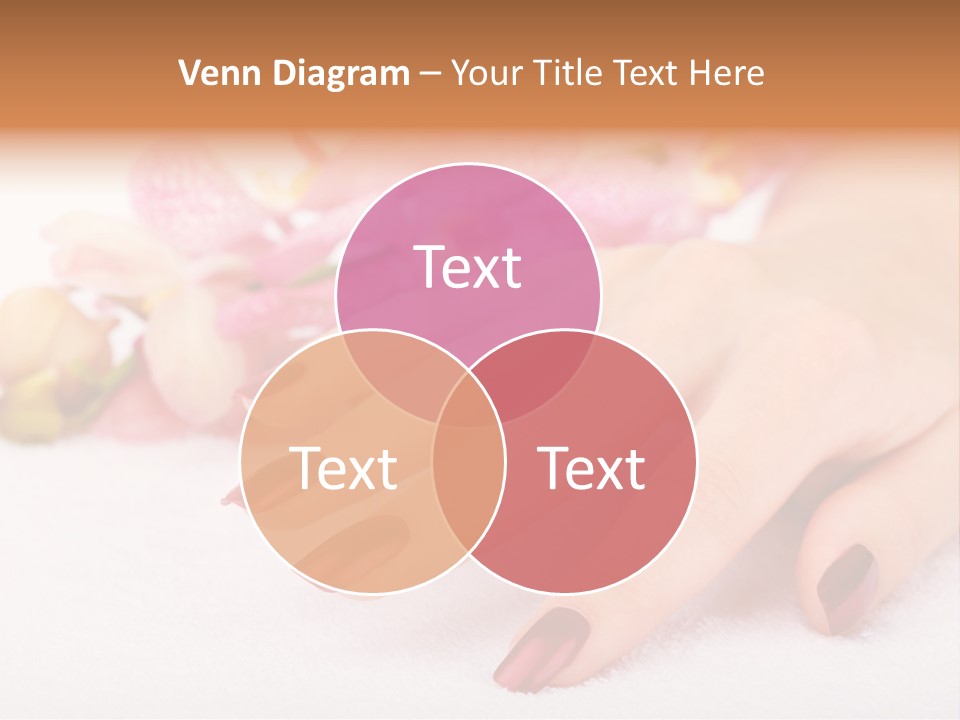 Fingernail Isolated Nail PowerPoint Template