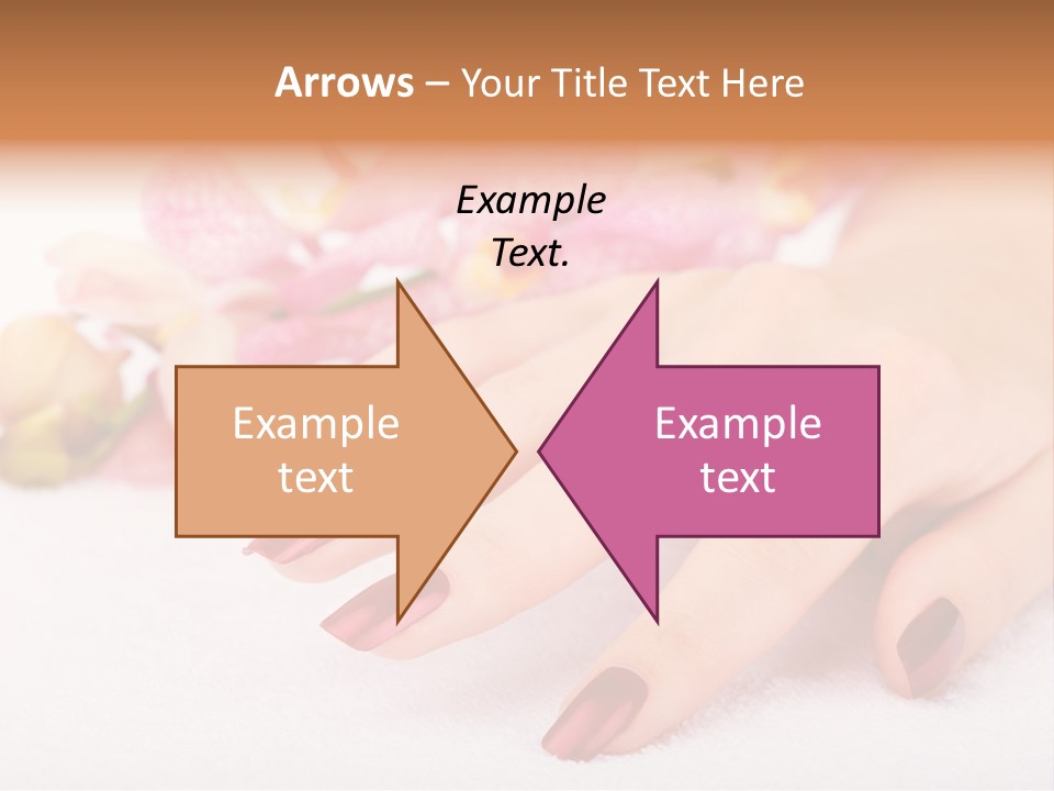 Fingernail Isolated Nail PowerPoint Template