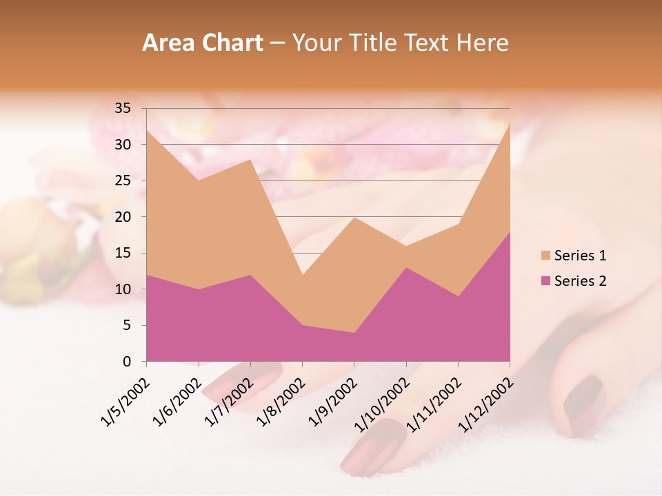 Fingernail Isolated Nail PowerPoint Template