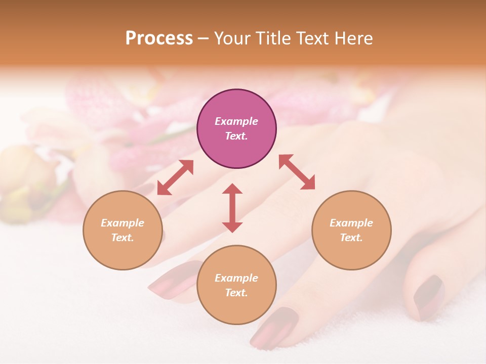 Fingernail Isolated Nail PowerPoint Template