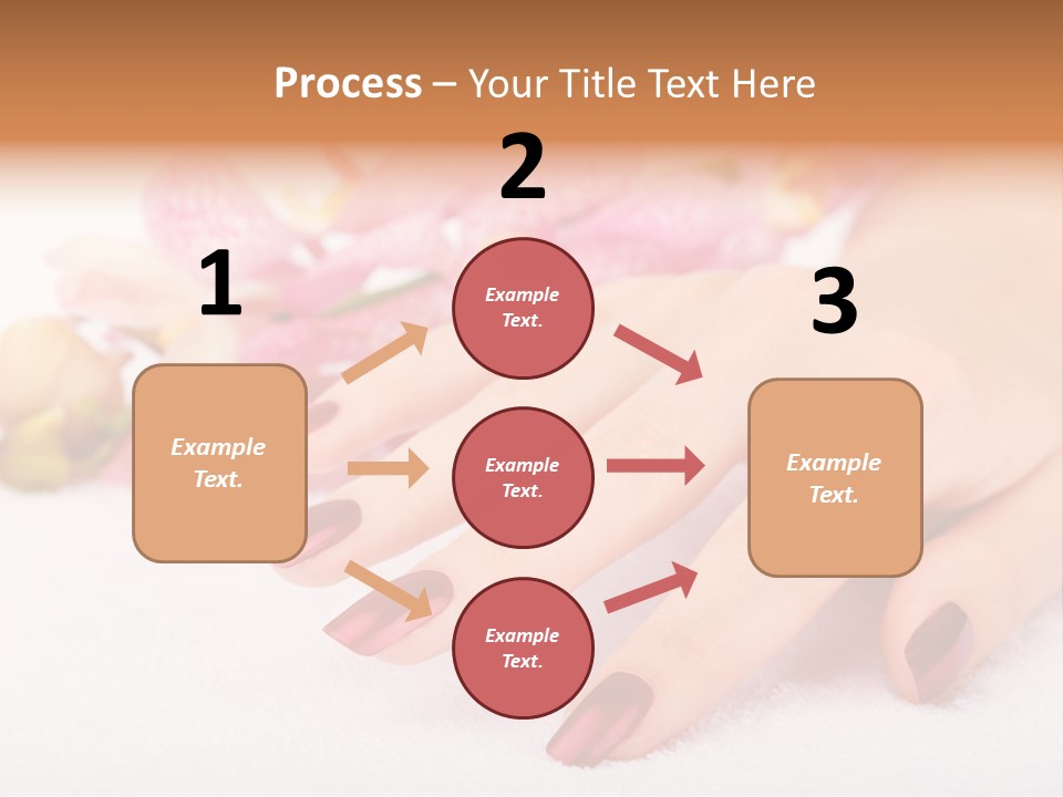 Fingernail Isolated Nail PowerPoint Template