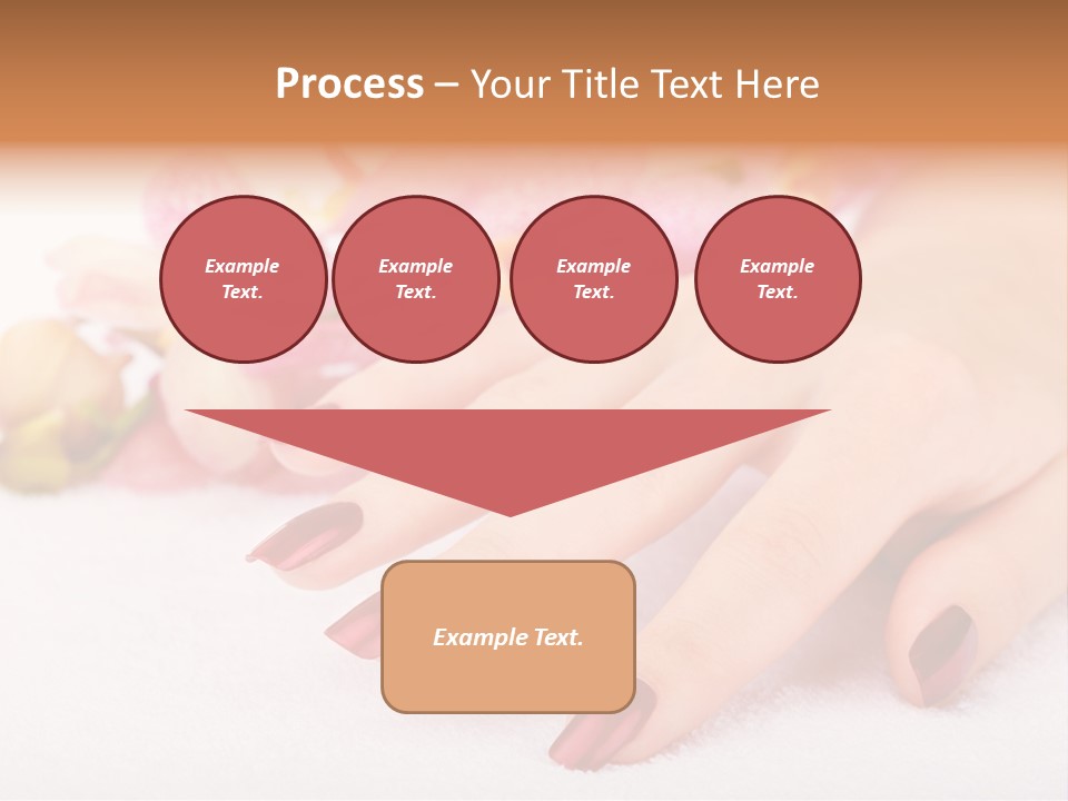 Fingernail Isolated Nail PowerPoint Template