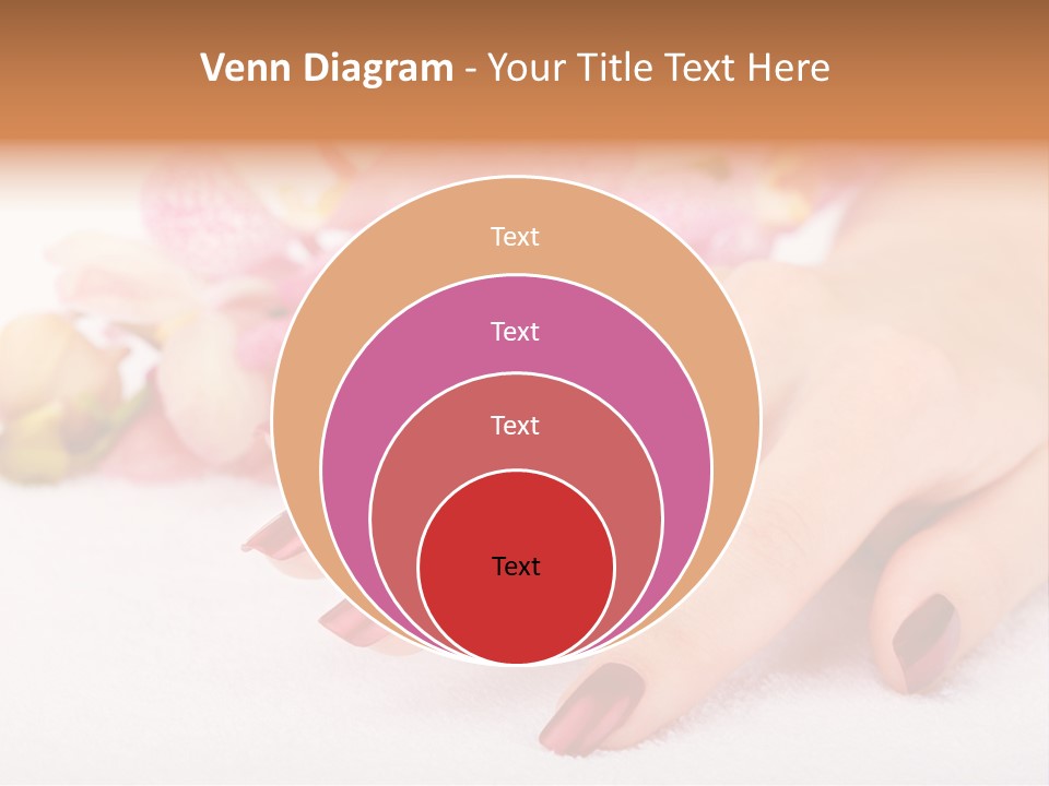 Fingernail Isolated Nail PowerPoint Template