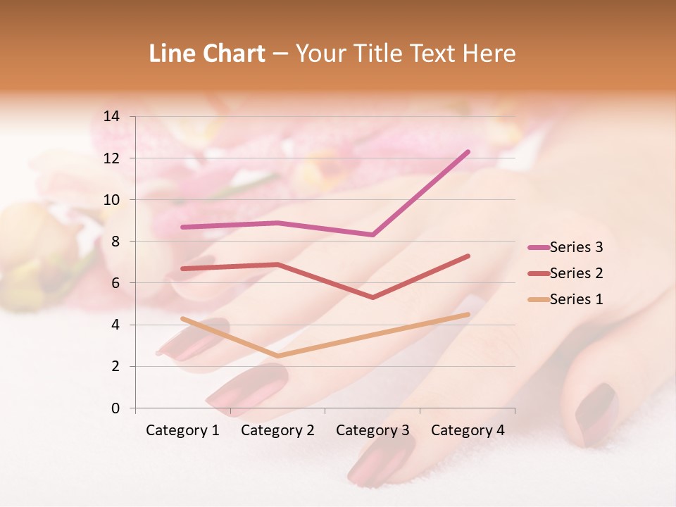 Fingernail Isolated Nail PowerPoint Template