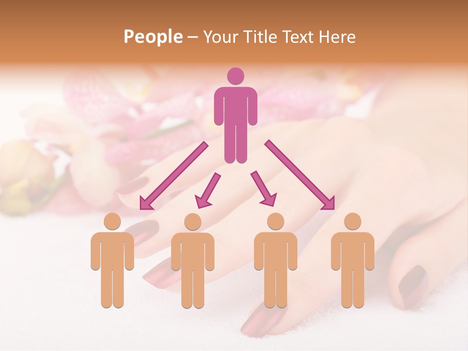 Fingernail Isolated Nail PowerPoint Template