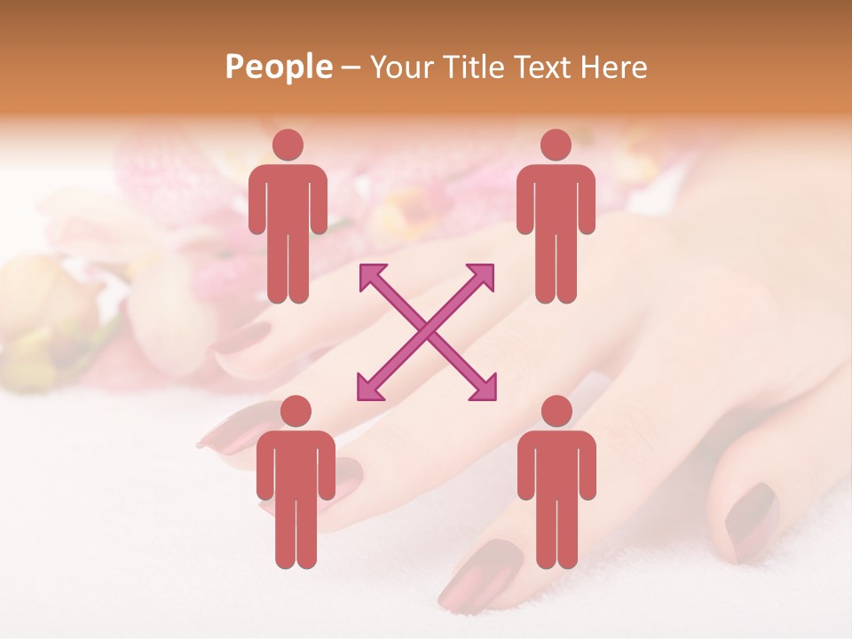 Fingernail Isolated Nail PowerPoint Template