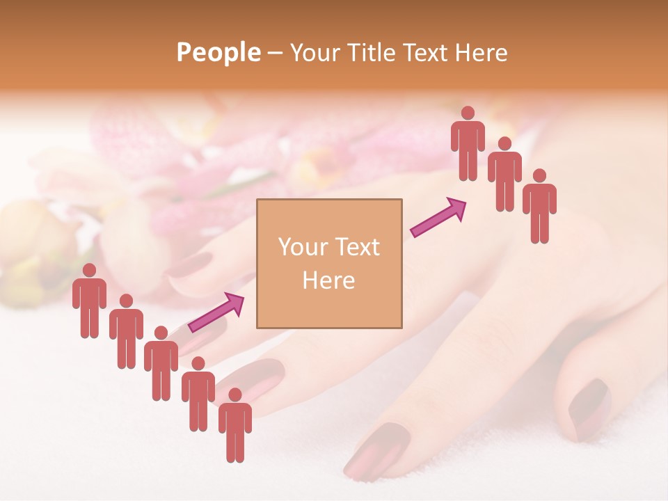 Fingernail Isolated Nail PowerPoint Template