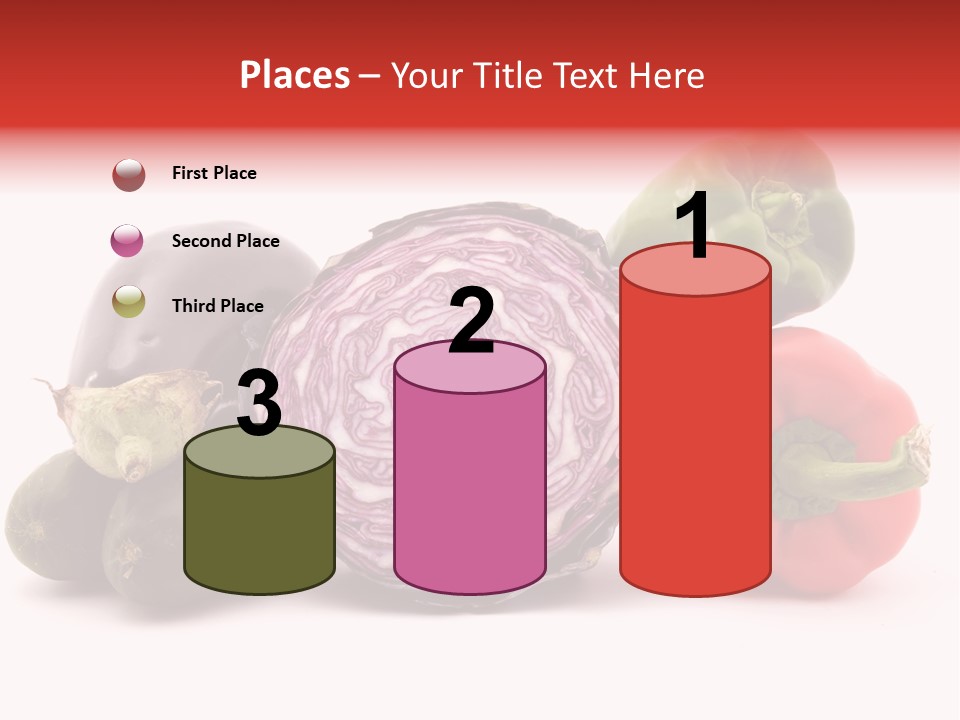 Diet Isolated Eggplant PowerPoint Template