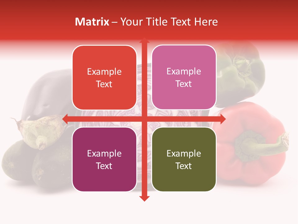 Diet Isolated Eggplant PowerPoint Template