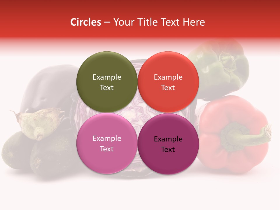 Diet Isolated Eggplant PowerPoint Template