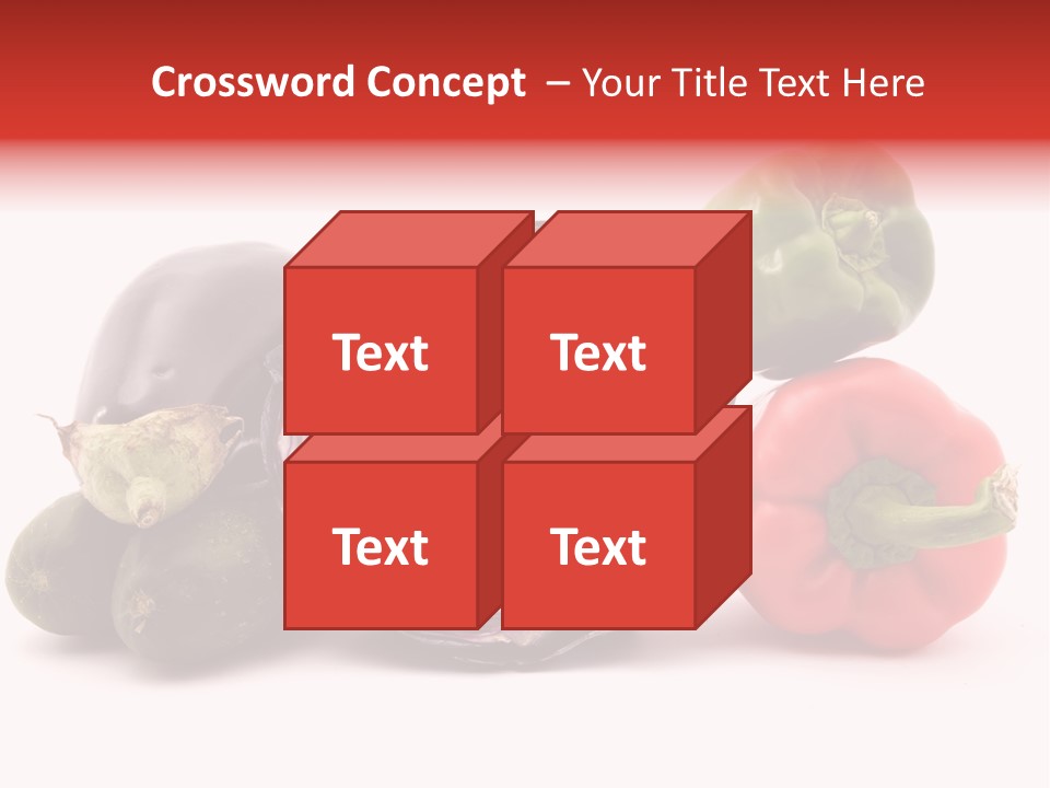 Diet Isolated Eggplant PowerPoint Template