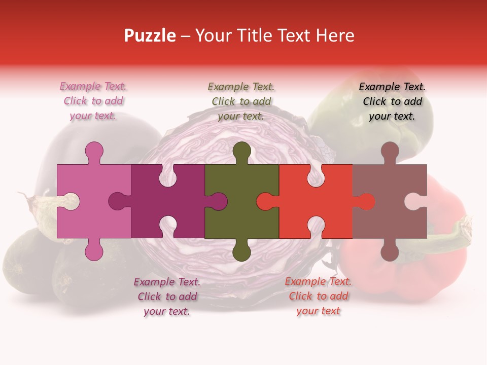 Diet Isolated Eggplant PowerPoint Template