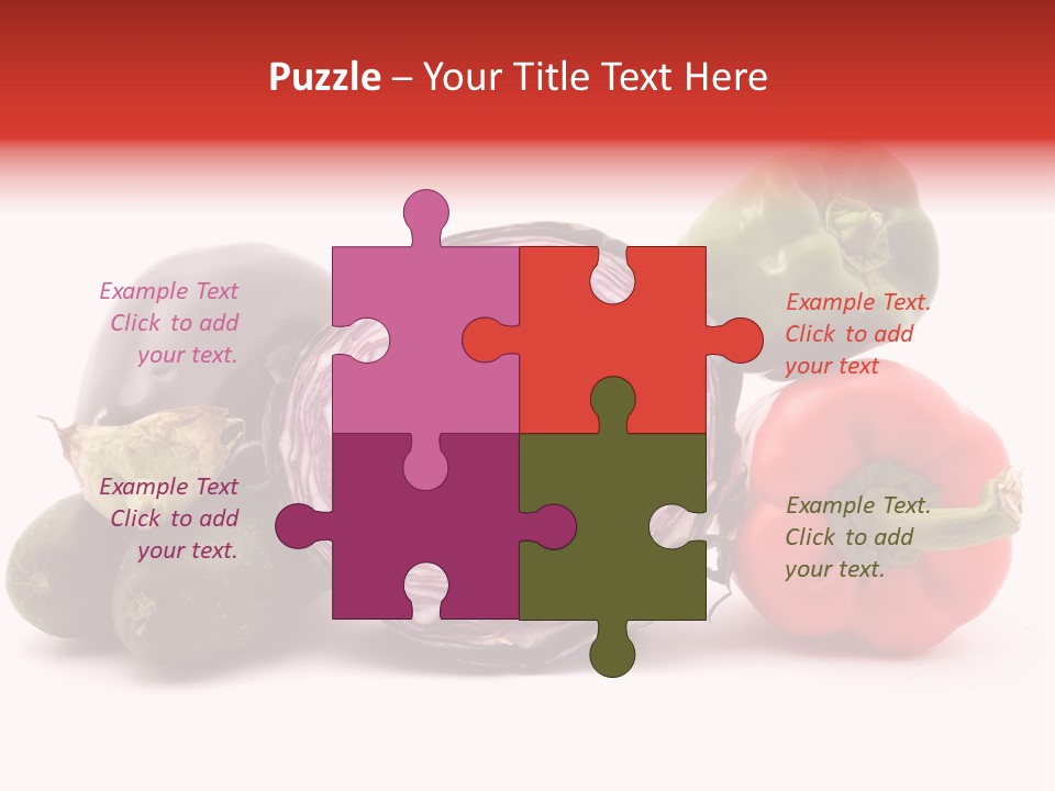 Diet Isolated Eggplant PowerPoint Template