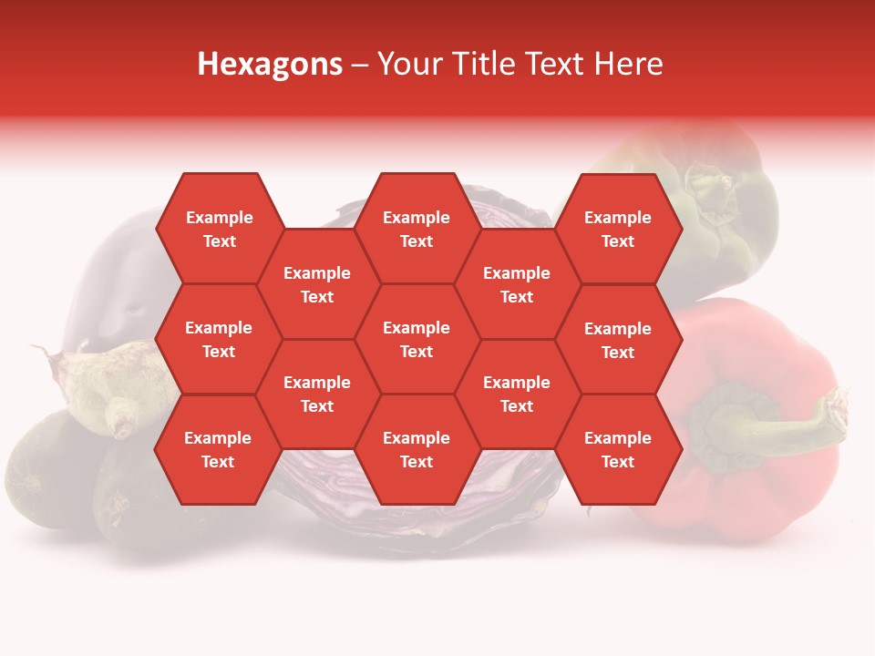 Diet Isolated Eggplant PowerPoint Template