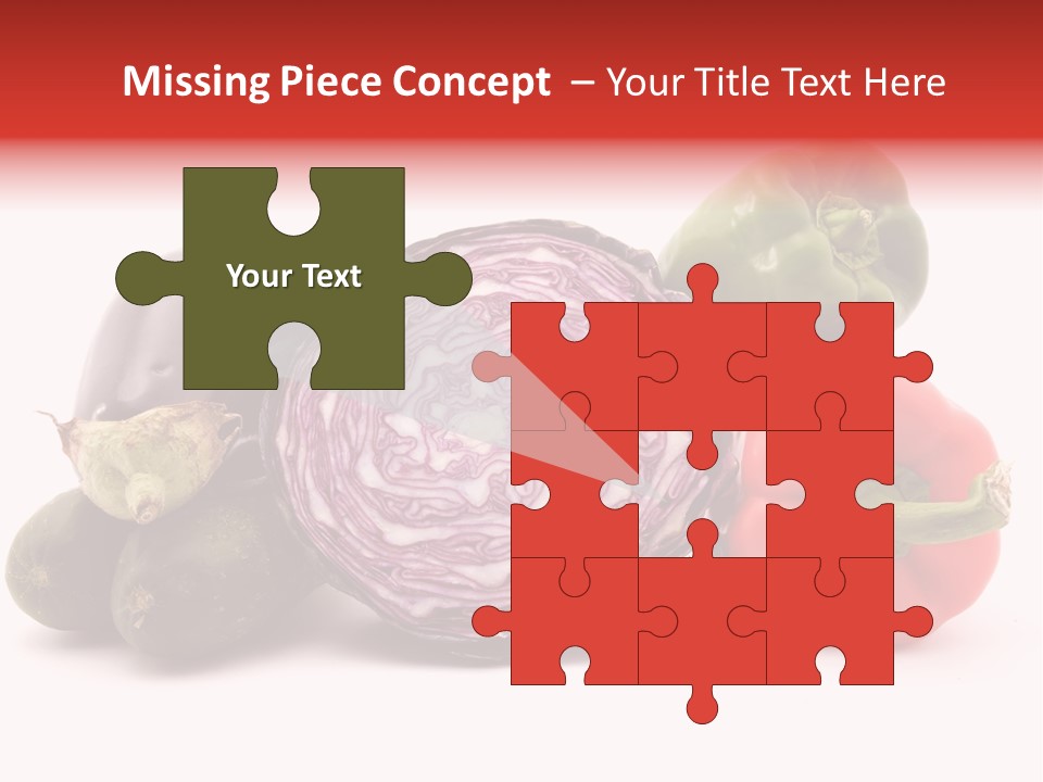 Diet Isolated Eggplant PowerPoint Template