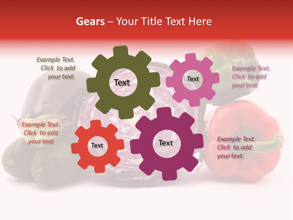 Diet Isolated Eggplant PowerPoint Template