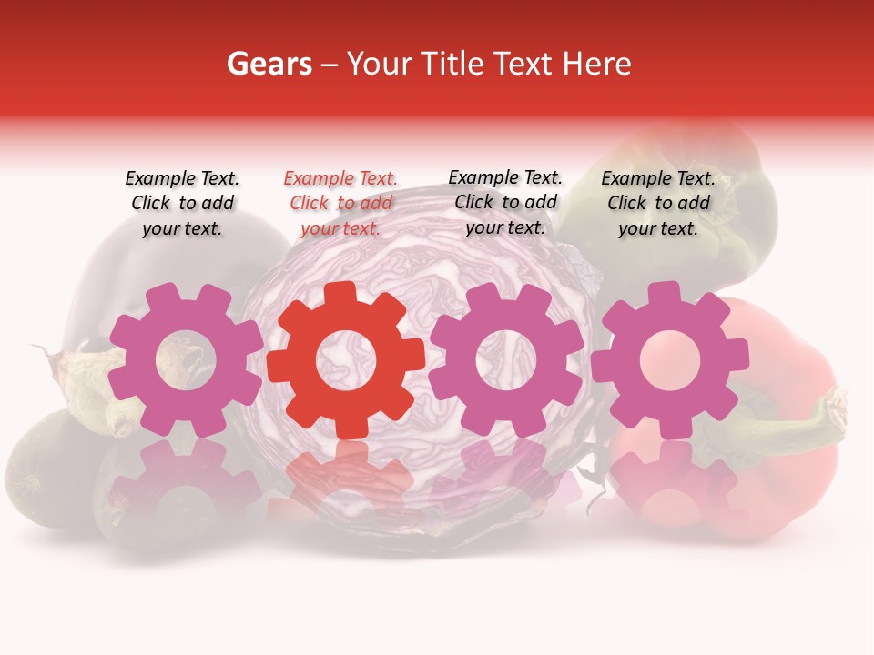 Diet Isolated Eggplant PowerPoint Template