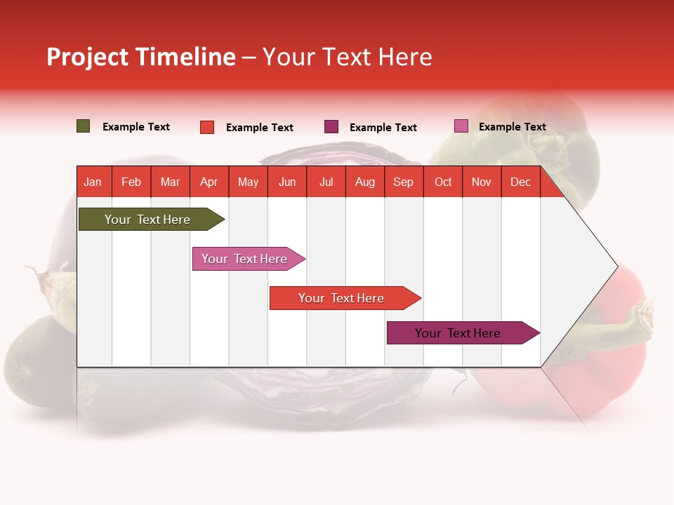 Diet Isolated Eggplant PowerPoint Template