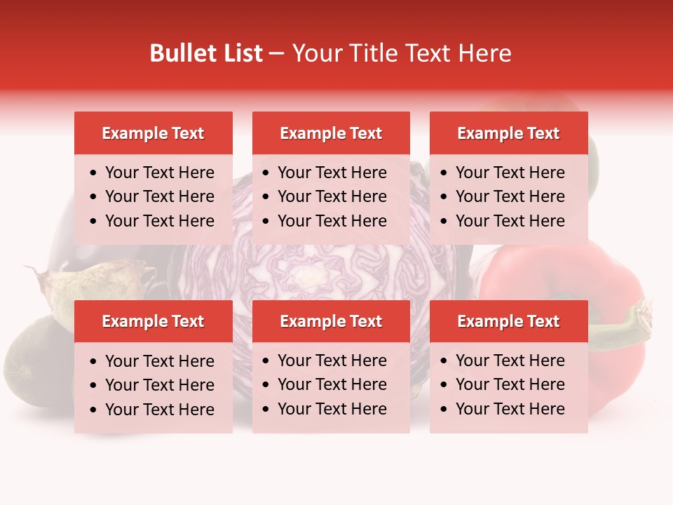 Diet Isolated Eggplant PowerPoint Template