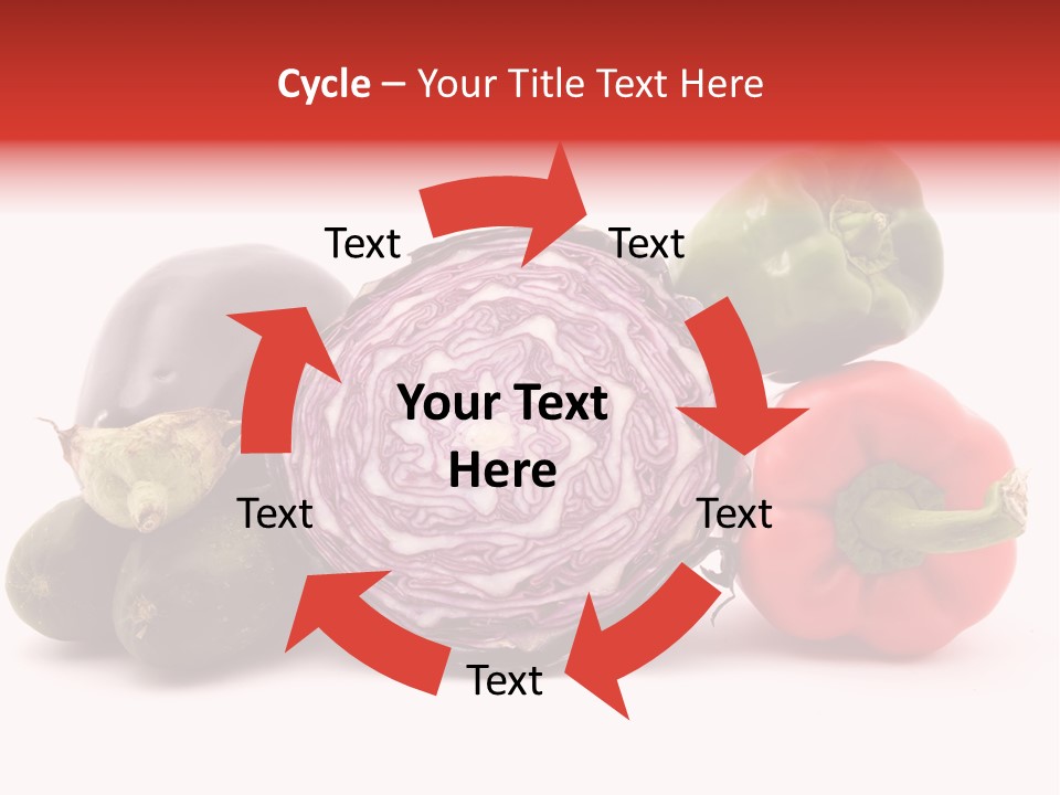 Diet Isolated Eggplant PowerPoint Template