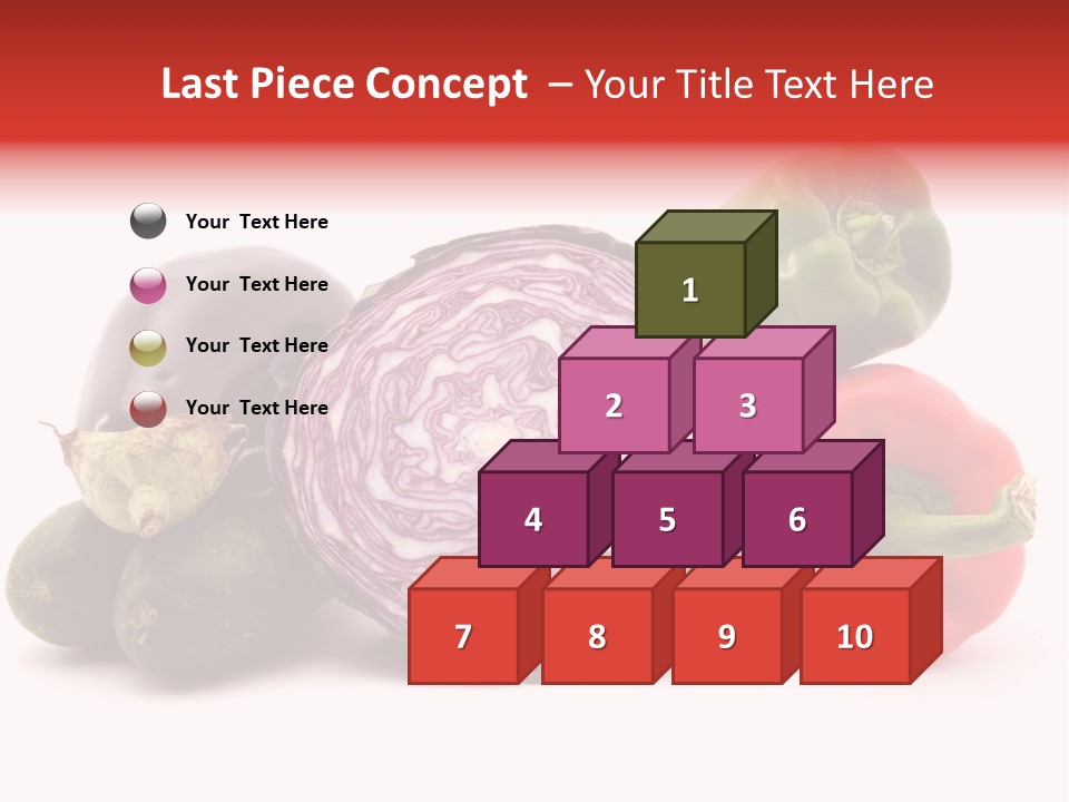 Diet Isolated Eggplant PowerPoint Template