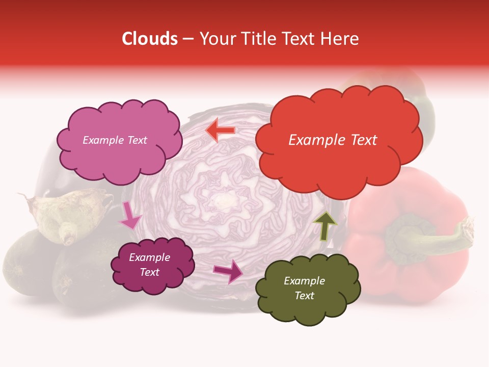 Diet Isolated Eggplant PowerPoint Template
