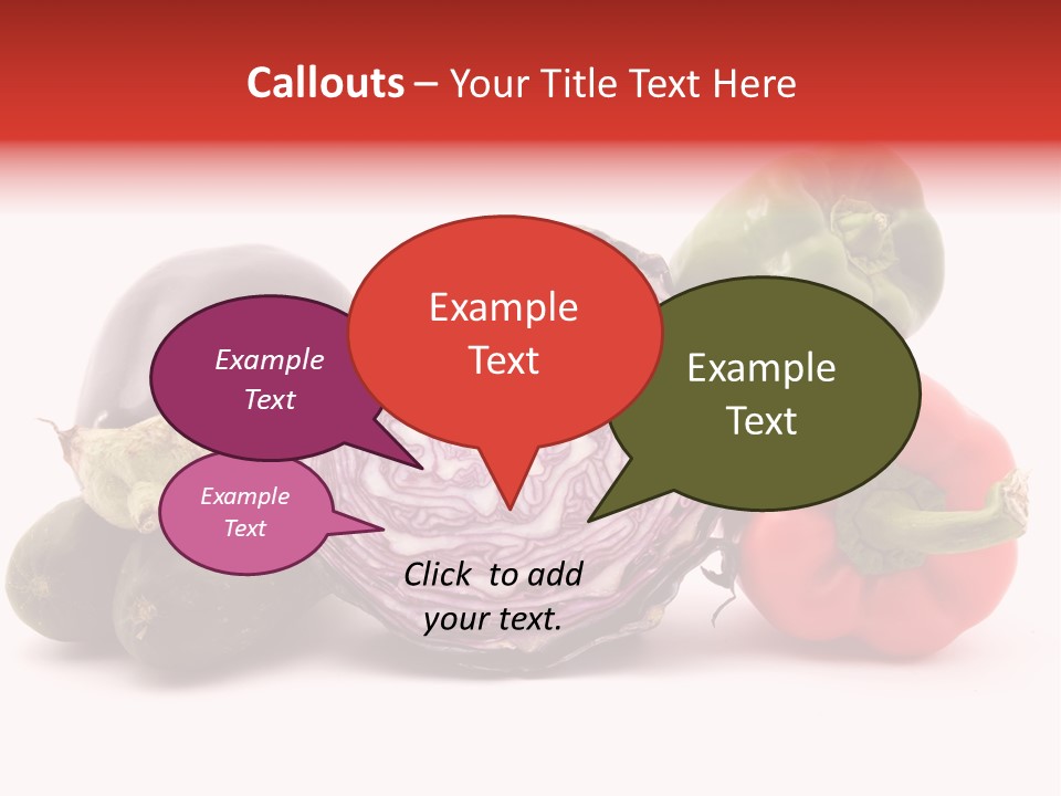 Diet Isolated Eggplant PowerPoint Template