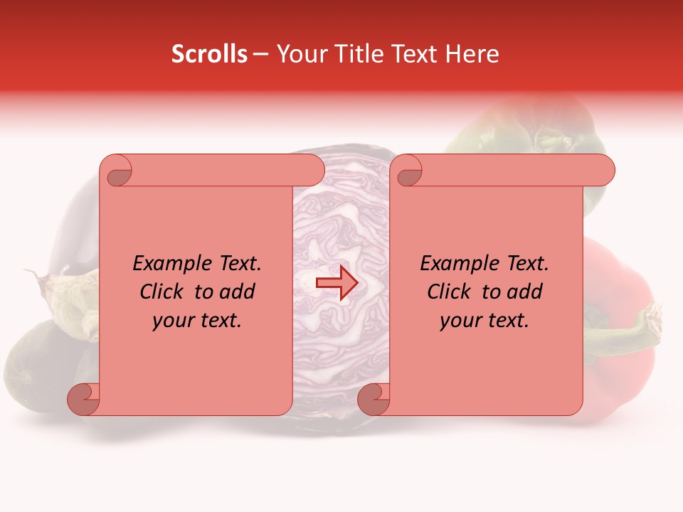 Diet Isolated Eggplant PowerPoint Template