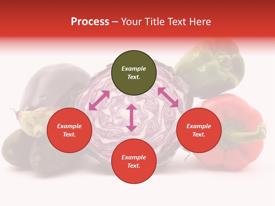 Diet Isolated Eggplant PowerPoint Template