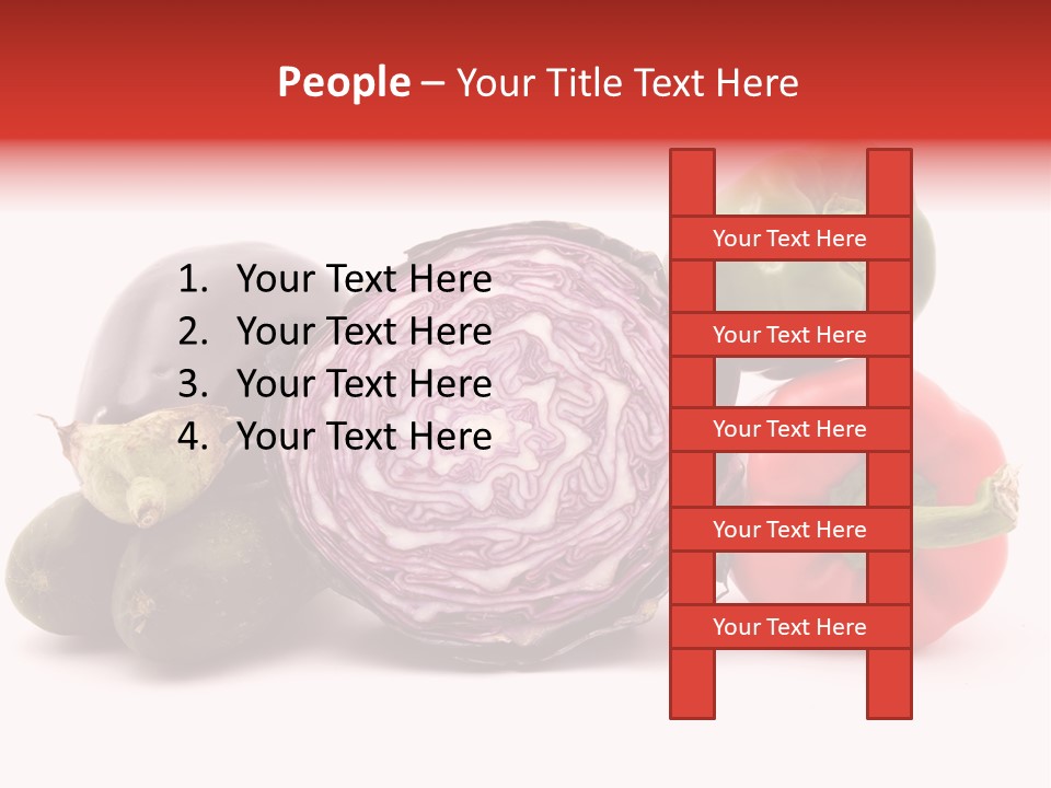 Diet Isolated Eggplant PowerPoint Template