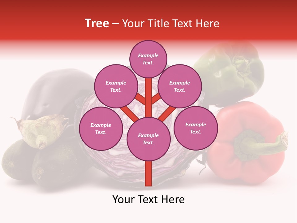 Diet Isolated Eggplant PowerPoint Template