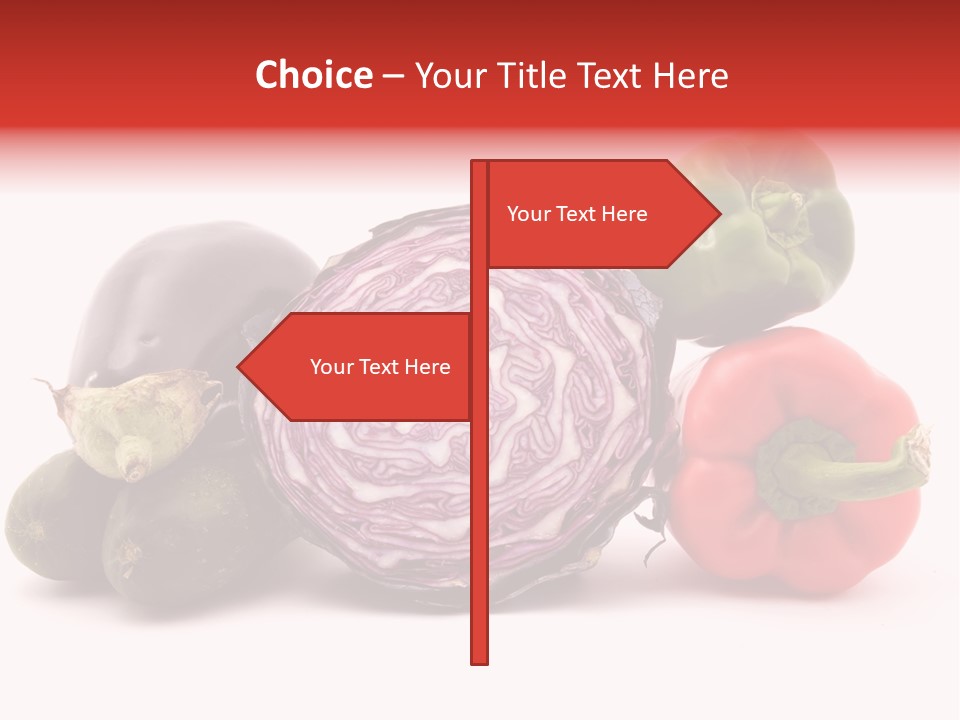 Diet Isolated Eggplant PowerPoint Template