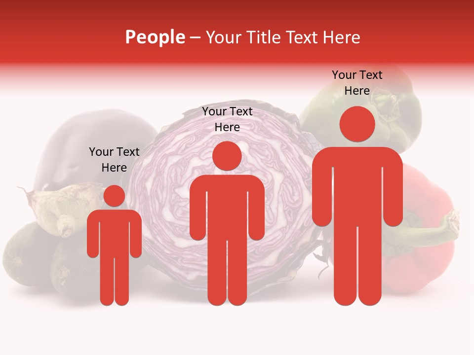 Diet Isolated Eggplant PowerPoint Template