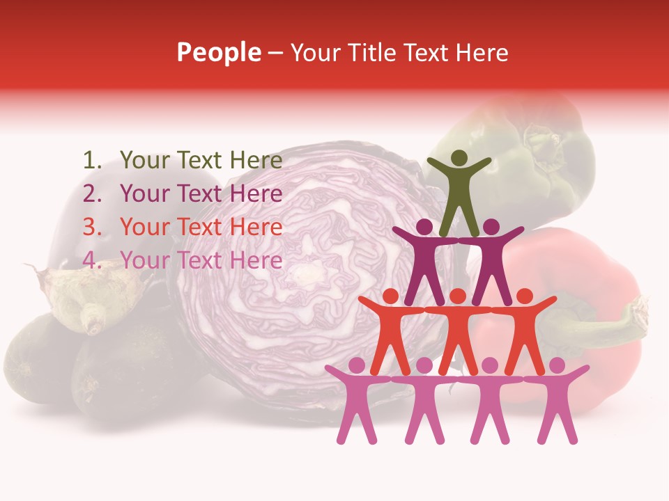 Diet Isolated Eggplant PowerPoint Template