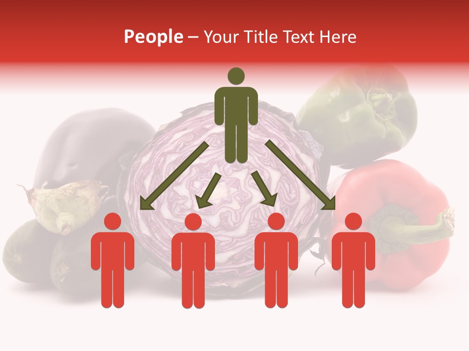Diet Isolated Eggplant PowerPoint Template