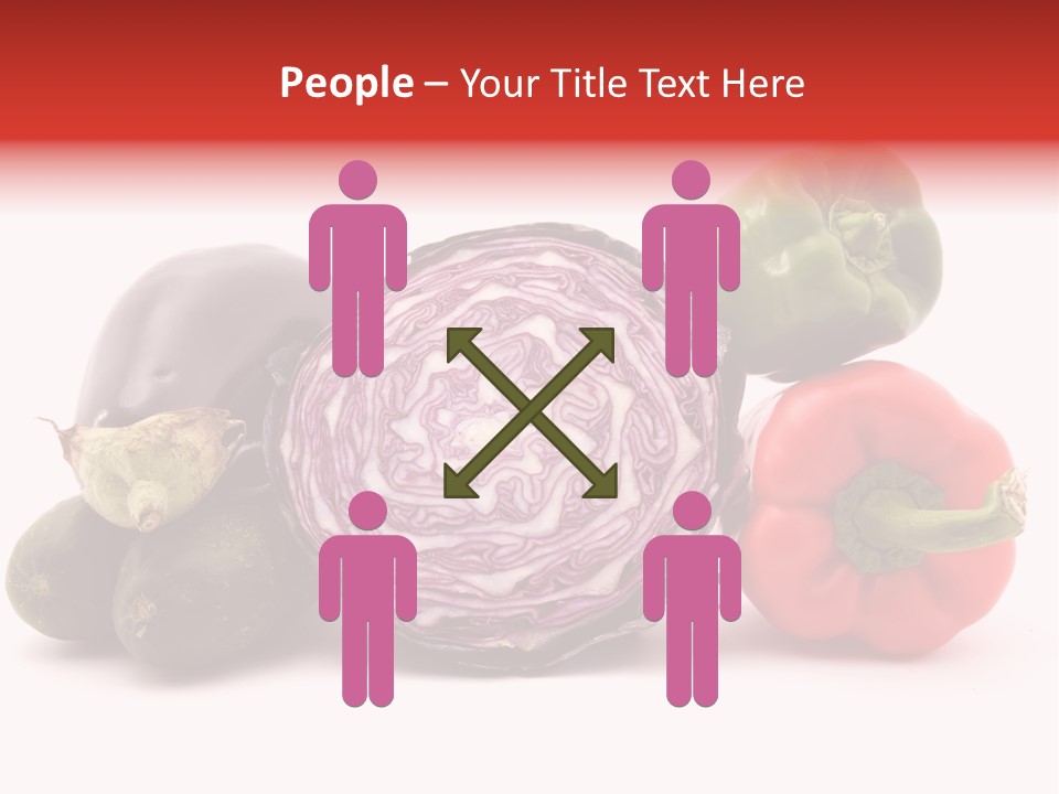 Diet Isolated Eggplant PowerPoint Template