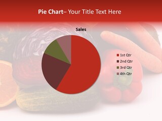 Cucumber Tangerine Food PowerPoint Template