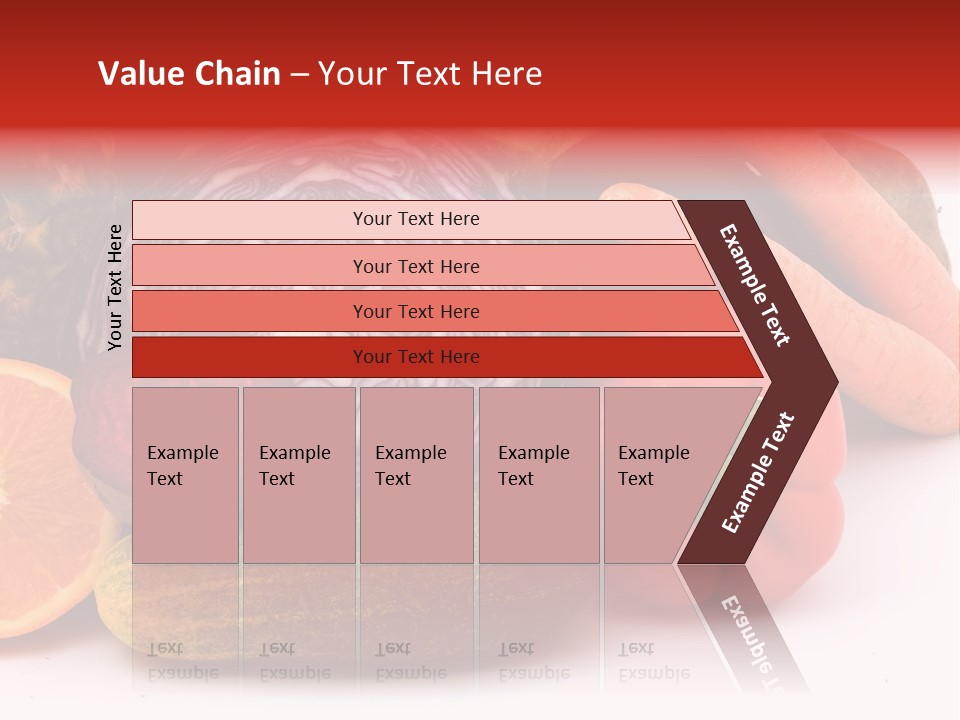 Cucumber Tangerine Food PowerPoint Template