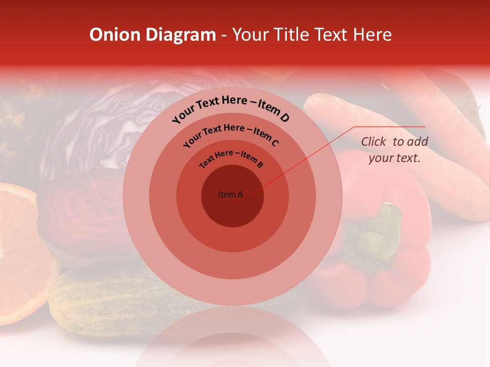Cucumber Tangerine Food PowerPoint Template