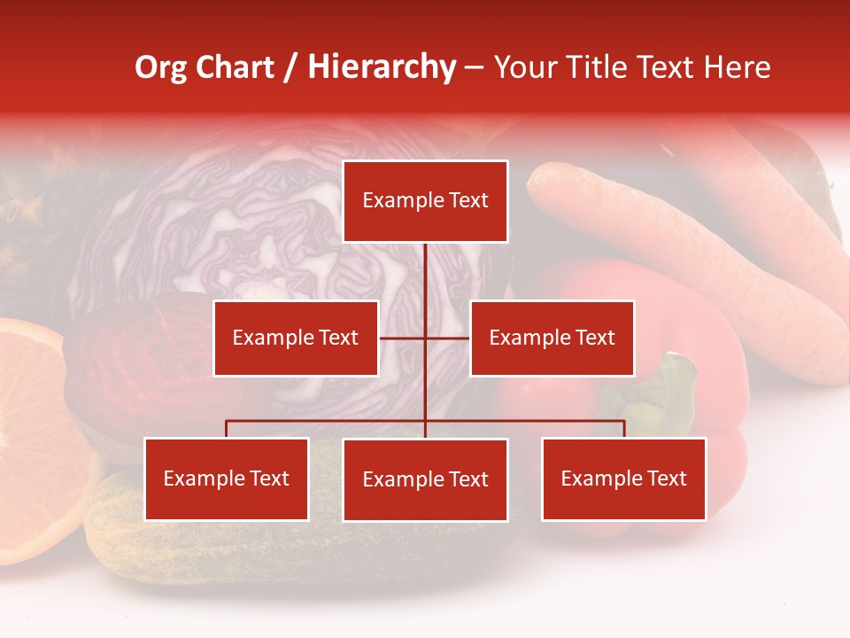 Cucumber Tangerine Food PowerPoint Template
