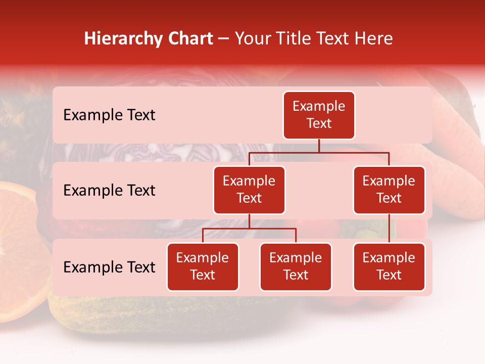 Cucumber Tangerine Food PowerPoint Template