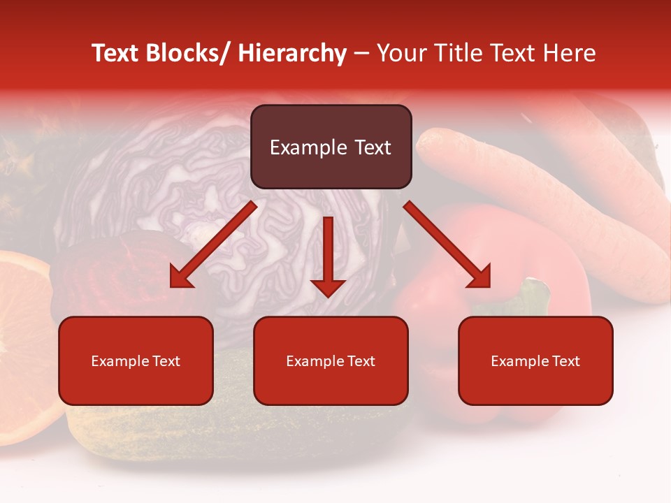 Cucumber Tangerine Food PowerPoint Template