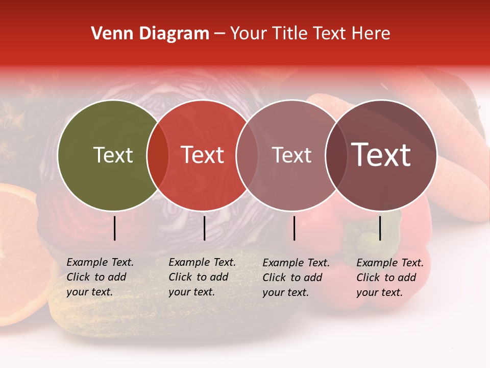 Cucumber Tangerine Food PowerPoint Template