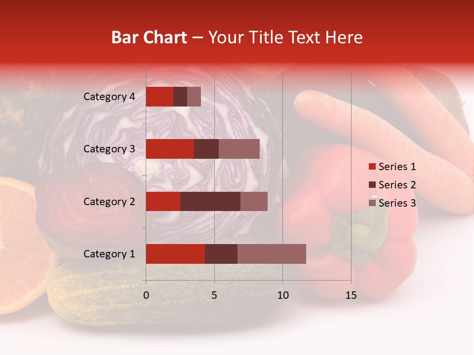 Cucumber Tangerine Food PowerPoint Template