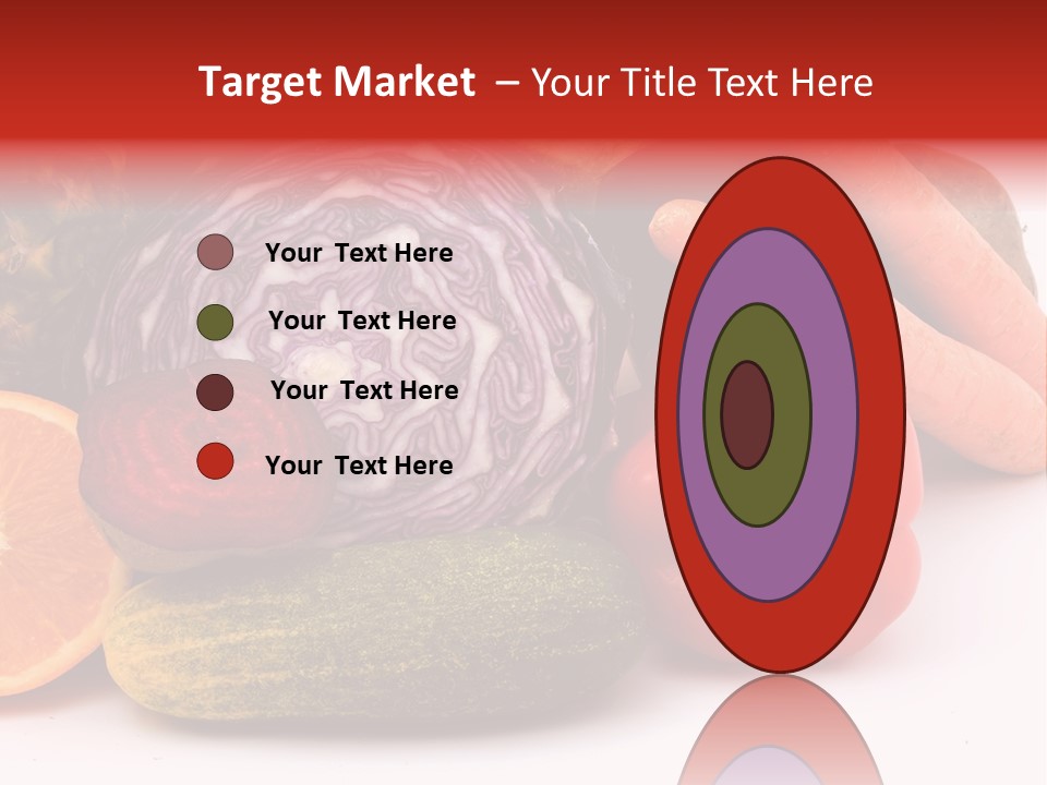 Cucumber Tangerine Food PowerPoint Template