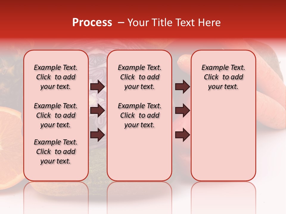 Cucumber Tangerine Food PowerPoint Template