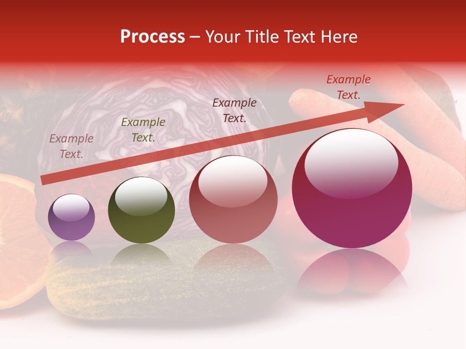 Cucumber Tangerine Food PowerPoint Template