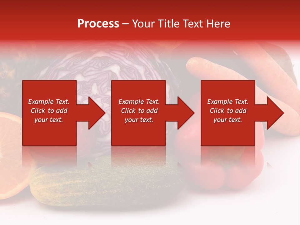 Cucumber Tangerine Food PowerPoint Template